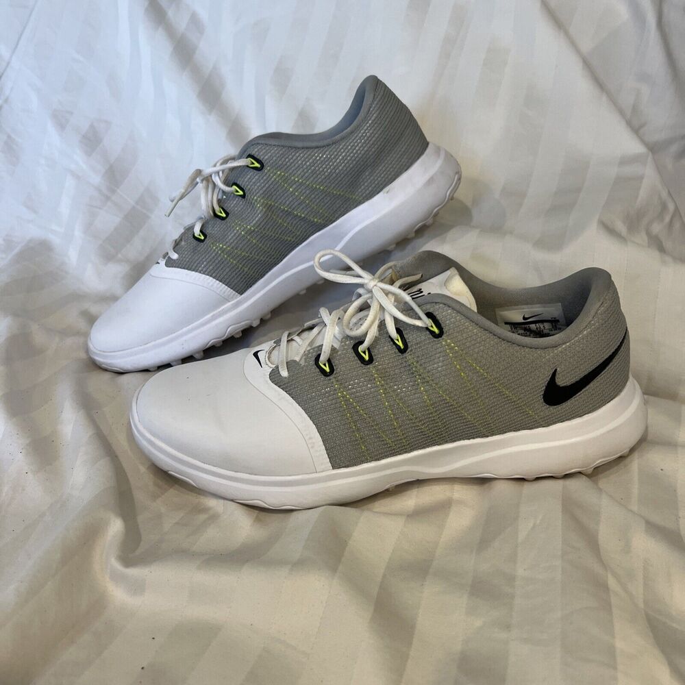 Nike Women's Lunar‎ Empress 2 Golf Shoes White Cool Grey 819041-100 Size 9 W